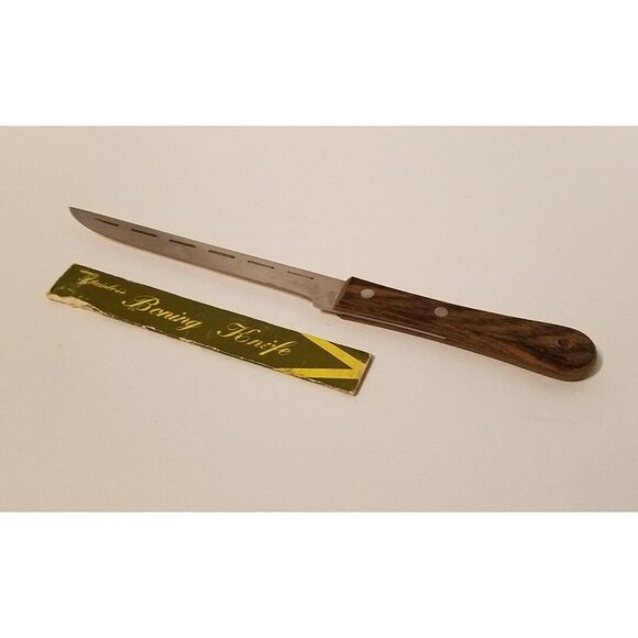 Vernco Other - Vernco Stainless Fillet Boning Knife Rosewood Wood Handle 10" Long